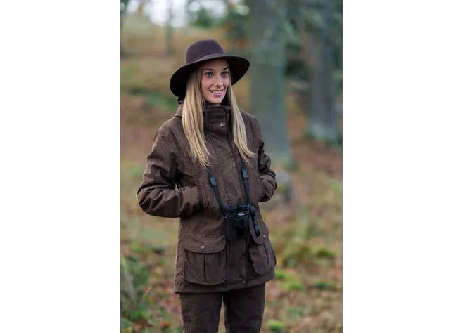 Куртка Blaser Active Outfits Ladies Vintage Coat Dark Brown Melange Фото 3
